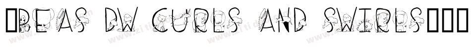2Peas DW Curls and Swirls字体转换